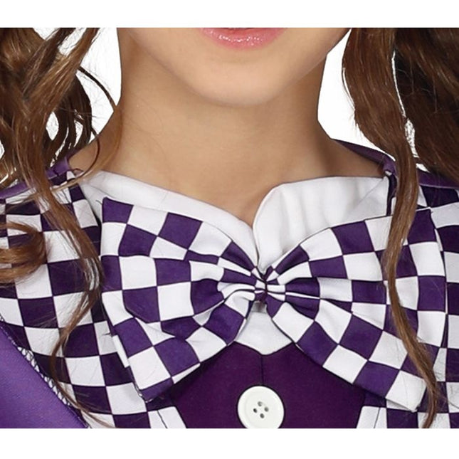 Vestito da mago per bambina viola