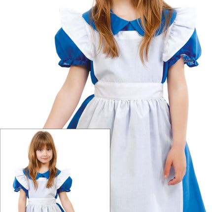 Vestito da bambina blu