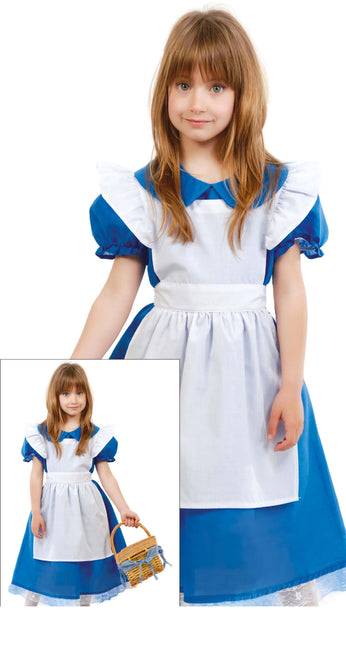 Vestito da bambina blu