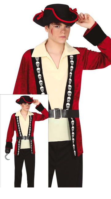 Costume da Teschio Pirata Ragazzi 14/16 anni