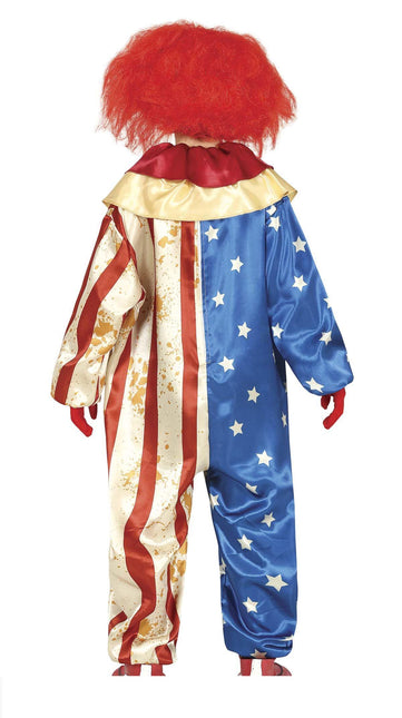 Costume di Halloween da clown dell'orrore per bambino