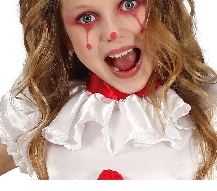 Costume di Halloween da clown per ragazza bianco