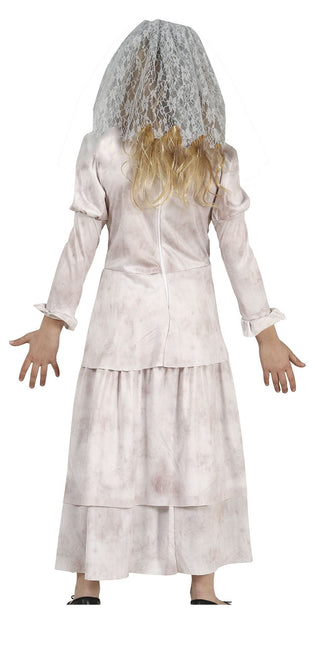 Costume da fantasma per Halloween da ragazza bianco