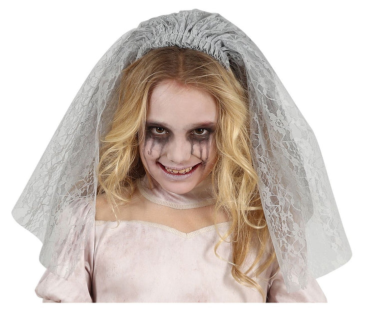 Costume da fantasma per Halloween da ragazza bianco