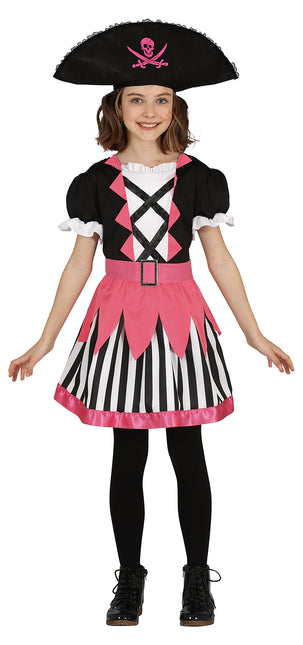 Costume da ragazza pirata rosa