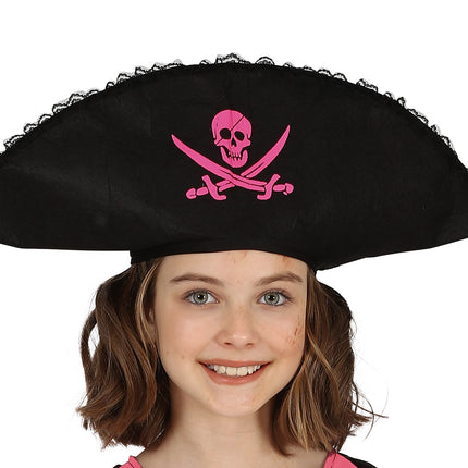 Costume da ragazza pirata rosa