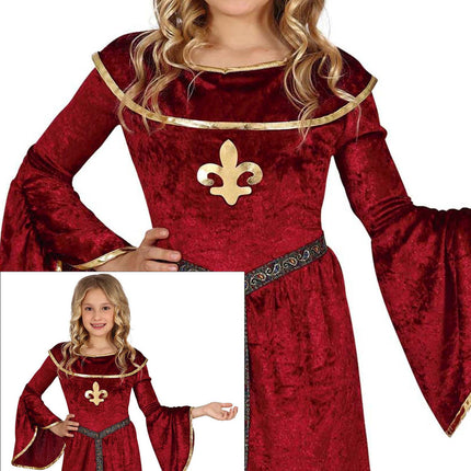 Costume da principessa ragazza Medioevo