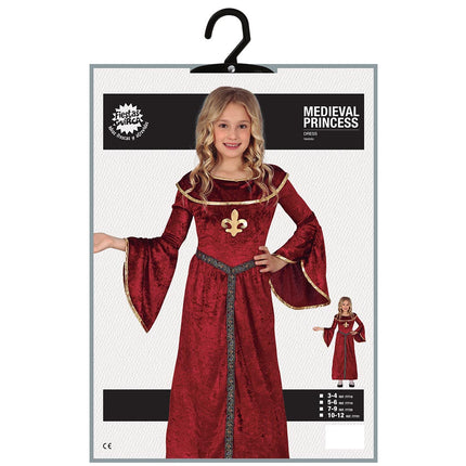 Costume da principessa ragazza Medioevo