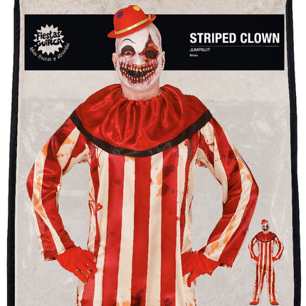 Costume di Halloween da clown assassino per uomo