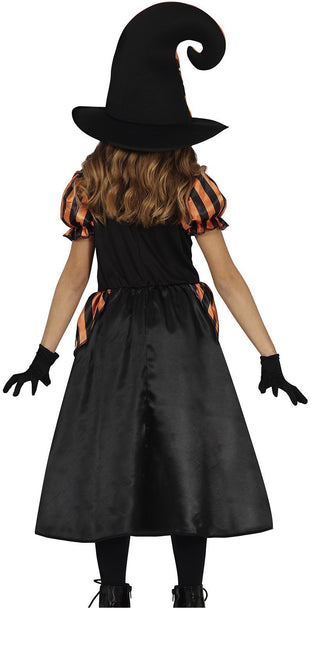 Costume da strega di Halloween Ragazza Zucca Arancione