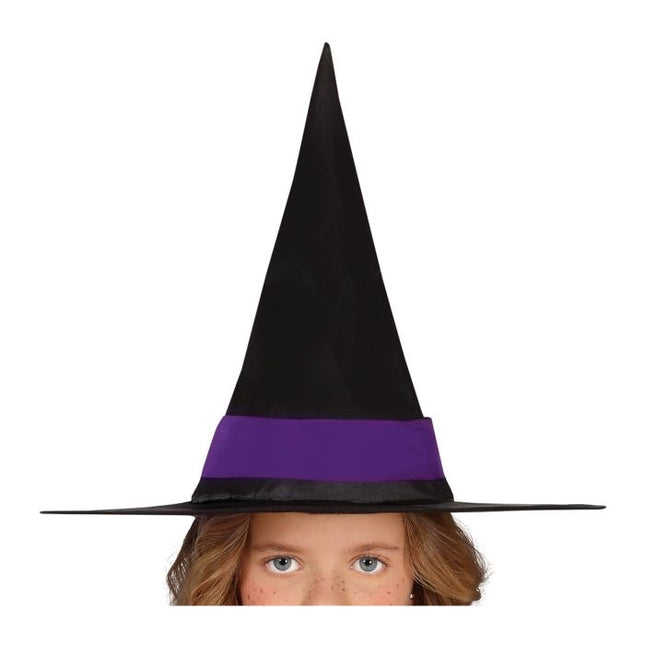 Vestito da strega di Halloween per bambina viola