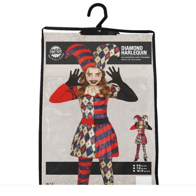 Costume di Halloween Harkelin Horror Bambino