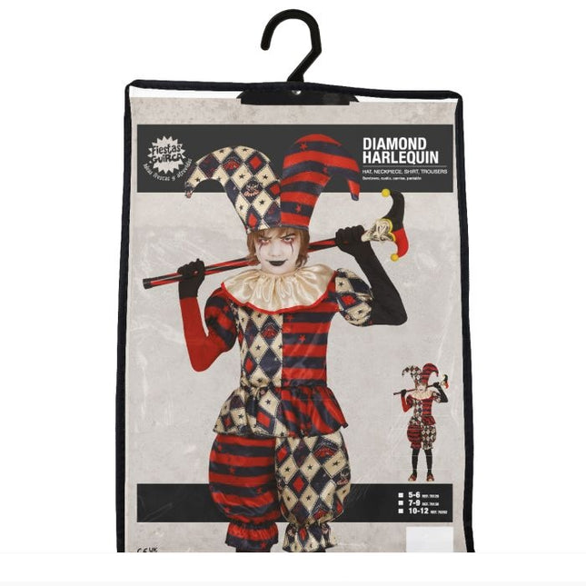 Costume di Halloween da Arlecchino per bambino