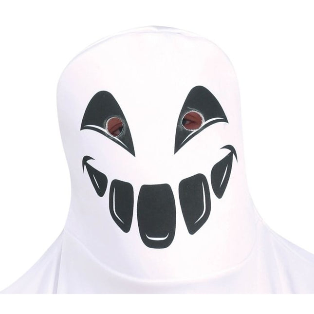 Costume di Halloween da fantasma bambino bianco