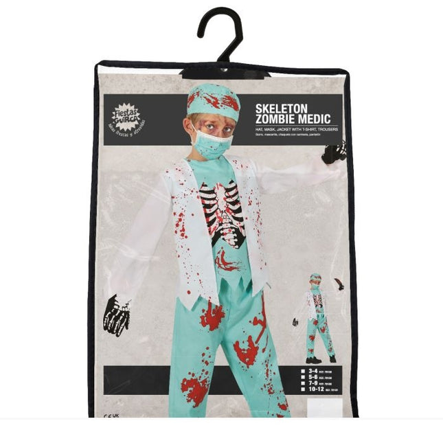 Costume di Halloween da Dottore Bambino Sangue