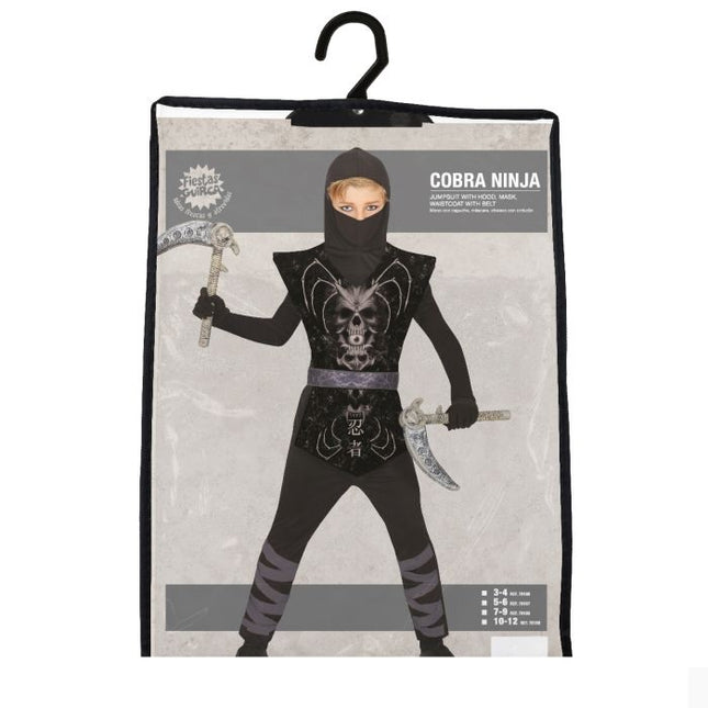 Costume da Ninja bambino nero