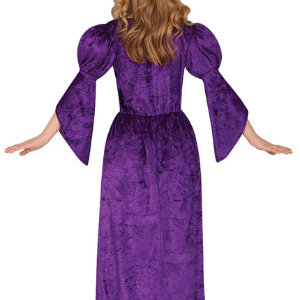 Costume rinascimentale da ragazza viola