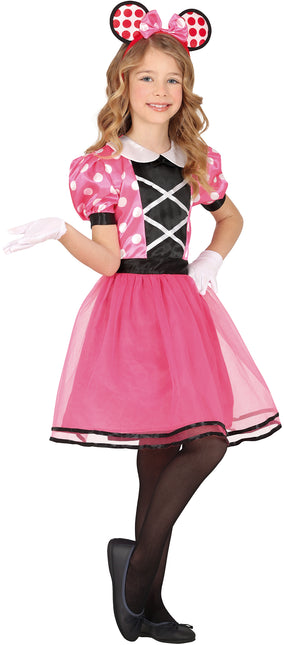 Costume da Minnie Mouse rosa per bambina