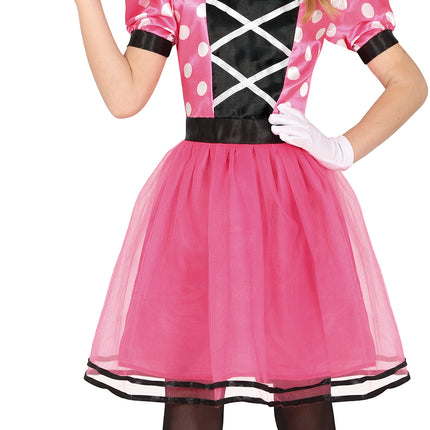 Costume da Minnie Mouse rosa per bambina