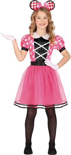 Costume da Minnie Mouse rosa per bambina