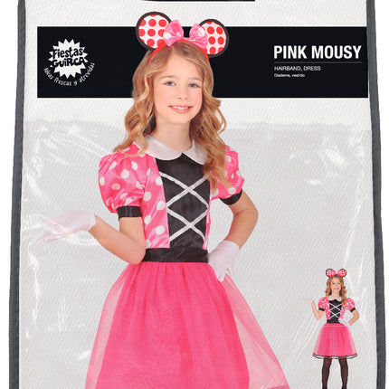 Costume da Minnie Mouse rosa per bambina