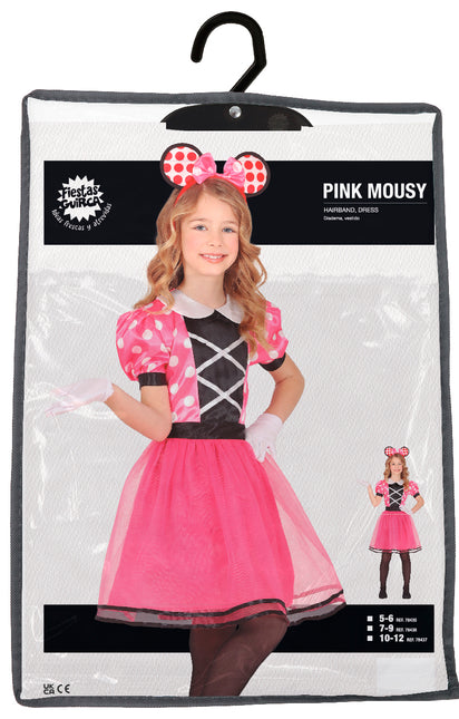 Costume da Minnie Mouse rosa per bambina