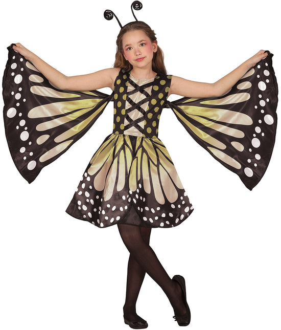 Costume da farfalla per bambina giallo