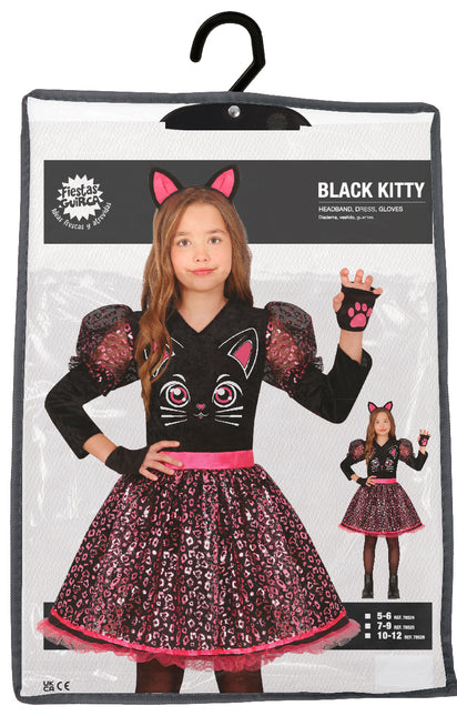 Costume da Gatto Nero Ragazze