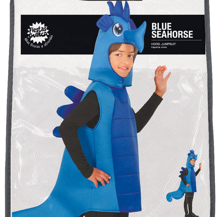 Costume da cavalluccio marino blu