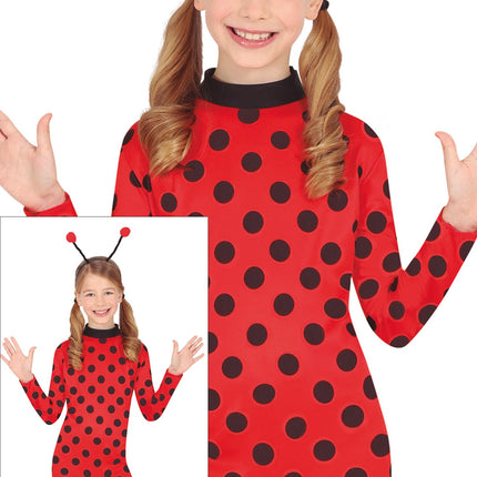 Costume da Coccinella Rosso Ragazze