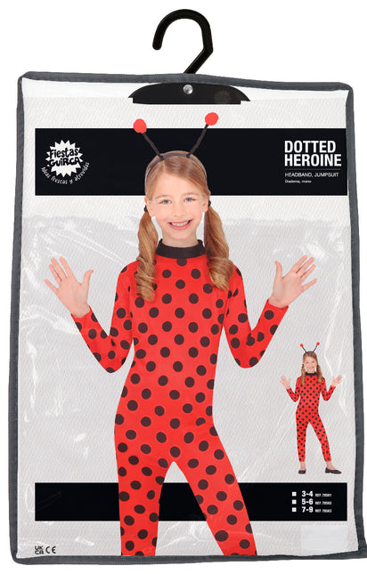 Costume da Coccinella Rosso Ragazze