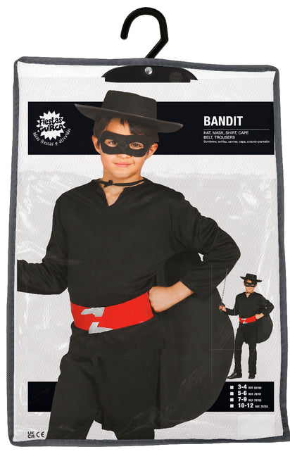 Costume da Zorro bambino