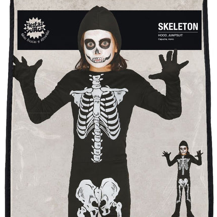 Costume di Halloween da scheletro per bambino