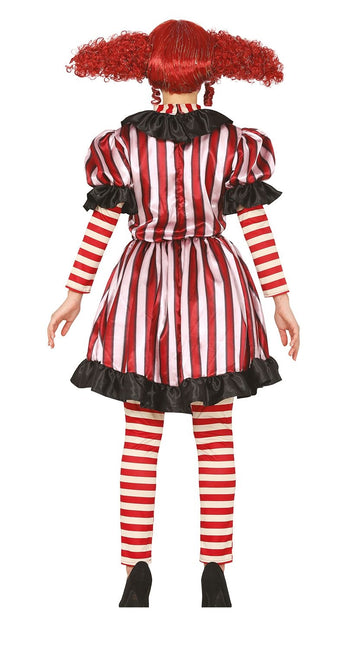 Costume di Halloween da clown dell'orrore da donna