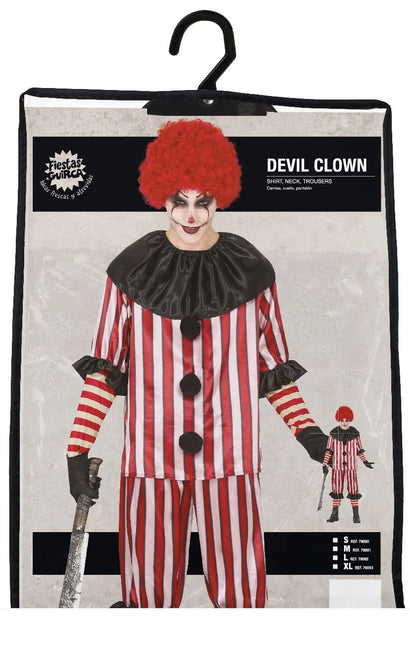 Costume di Halloween da clown per uomo