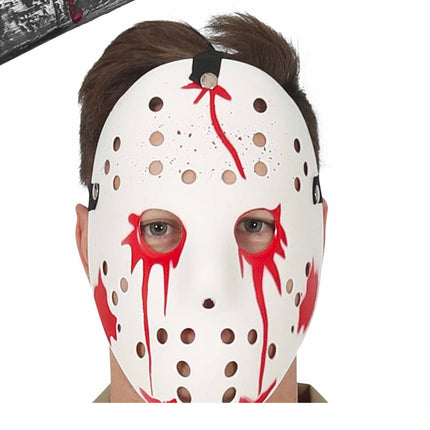 Costume di Halloween da hockey su ghiaccio per uomo