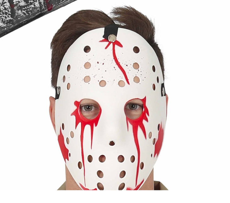 Costume di Halloween da hockey su ghiaccio per uomo