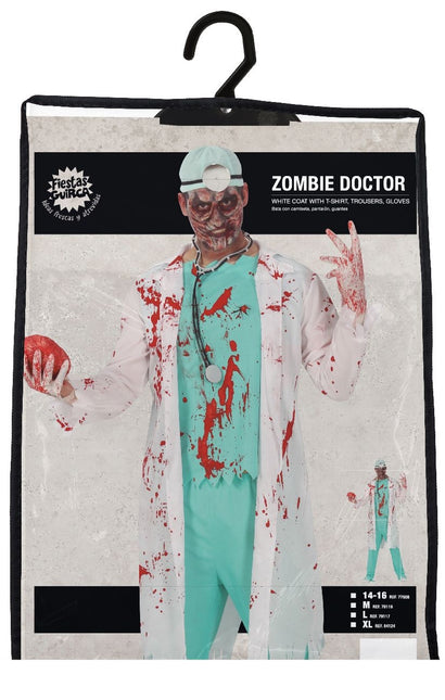 Dottore Zombie Costume Halloween Uomo