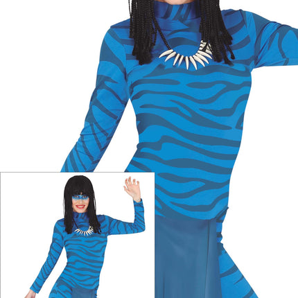 Second Skin Stripes Donna Blu