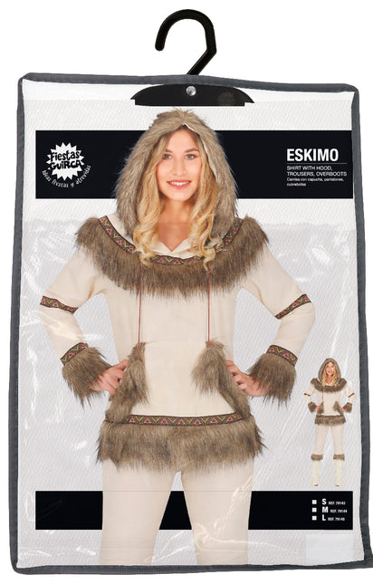 Costume da eschimese bianco