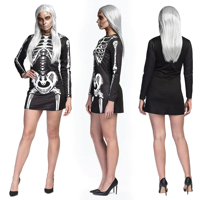 Abito Halloween Scheletro Donna