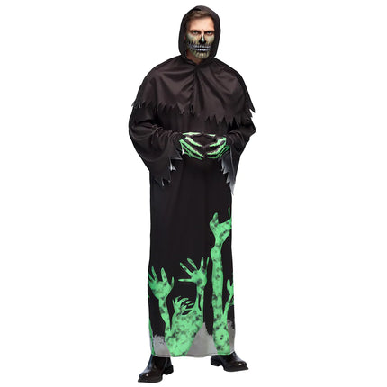 Costume di Halloween Mietitore luminoso