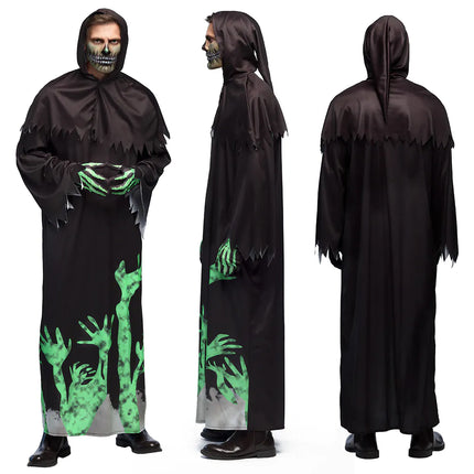 Costume di Halloween Mietitore luminoso