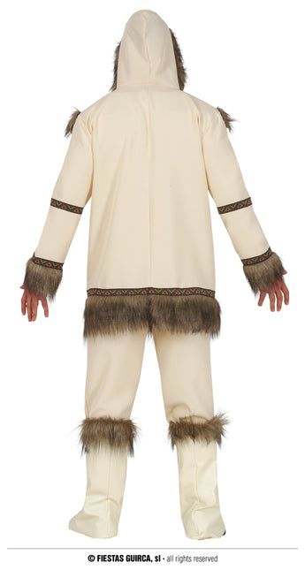 Costume da eschimese da uomo Beige