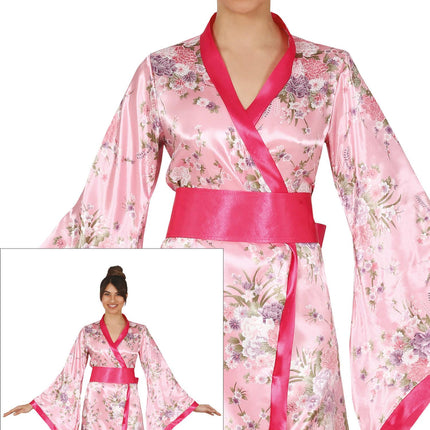 Costume Kimono Rosa Donna