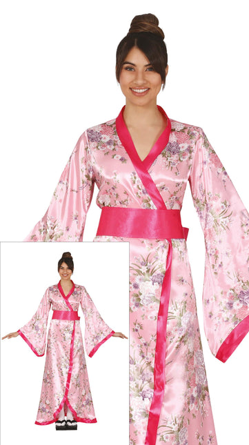 Costume Kimono Rosa Donna