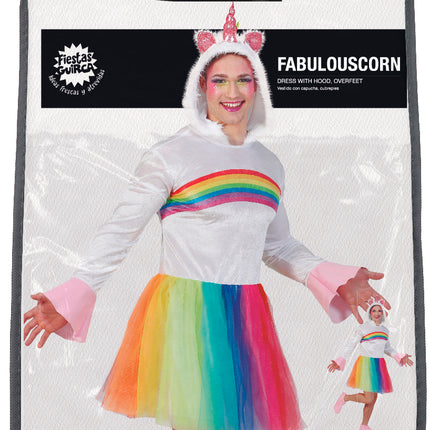 Costume da unicorno arcobaleno