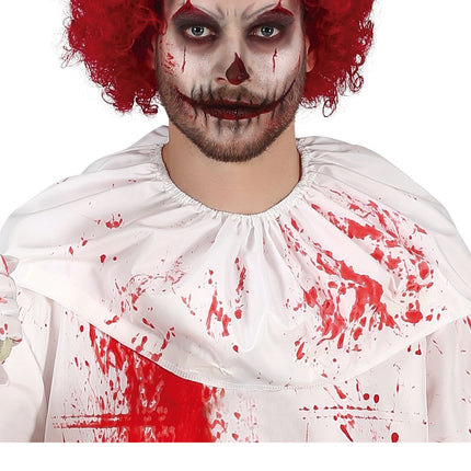 Costume da clown di Halloween da uomo sanguinario