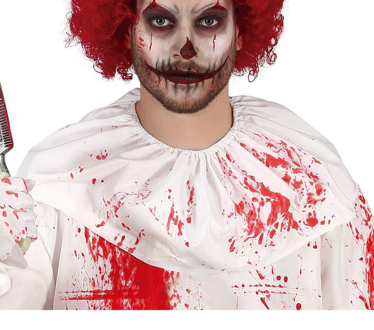 Costume da clown di Halloween da uomo sanguinario