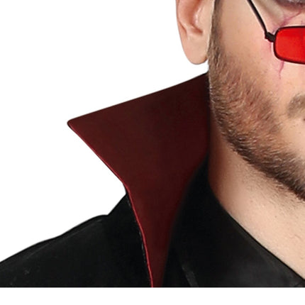 Costume da Vampiro Halloween Uomo Rosso